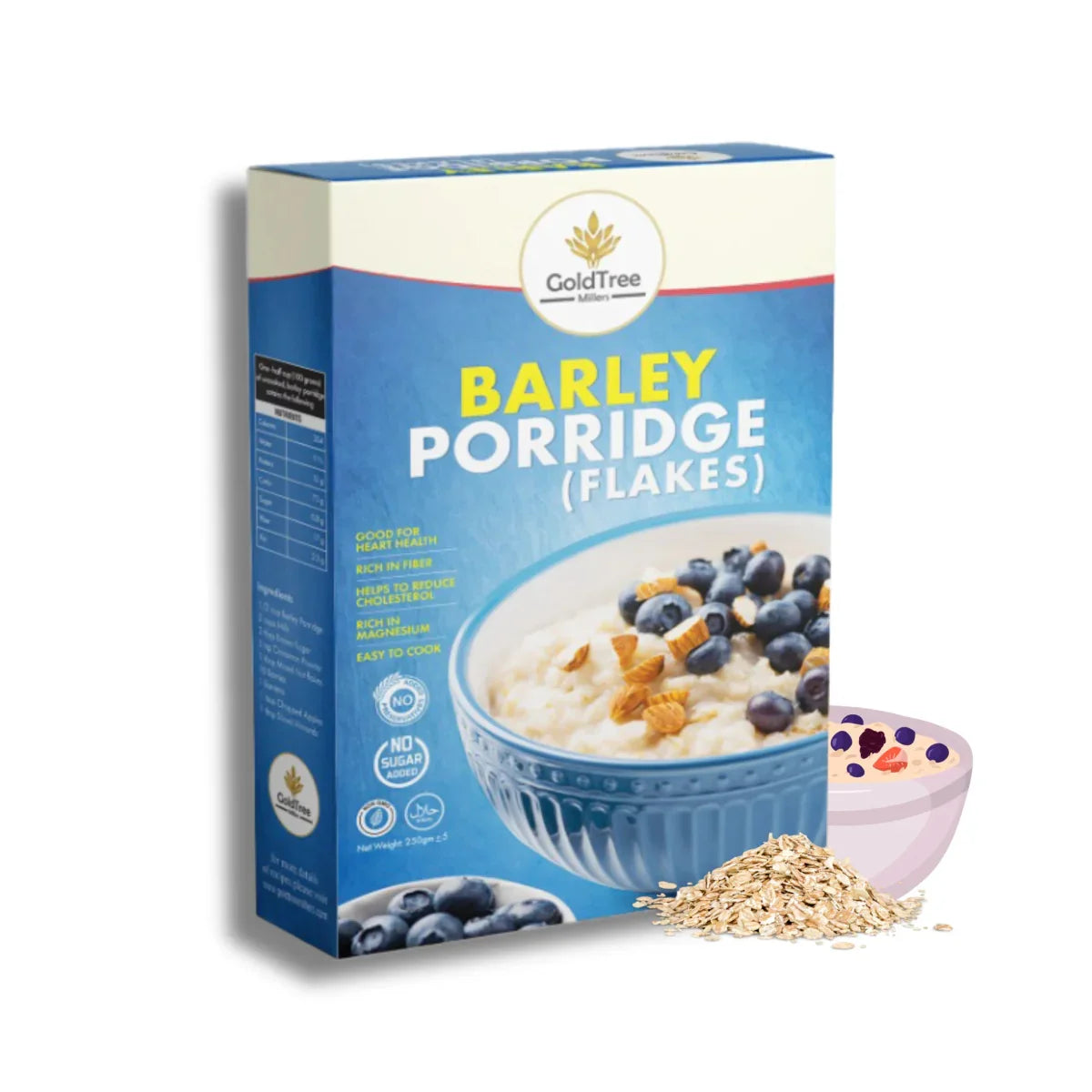 Barley Flakes 250g - Gold Tree Millers