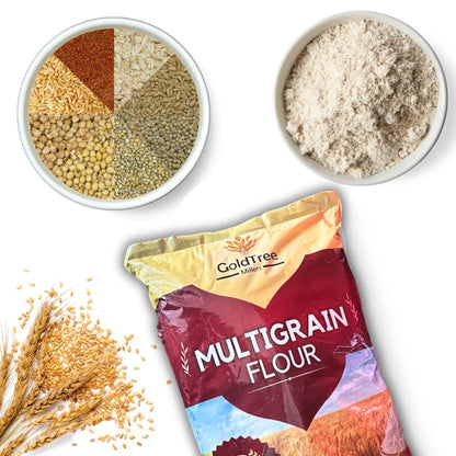Buy Best Multigrain Flour / Multigrain Atta (16 Grains) 5KG - Order Now
