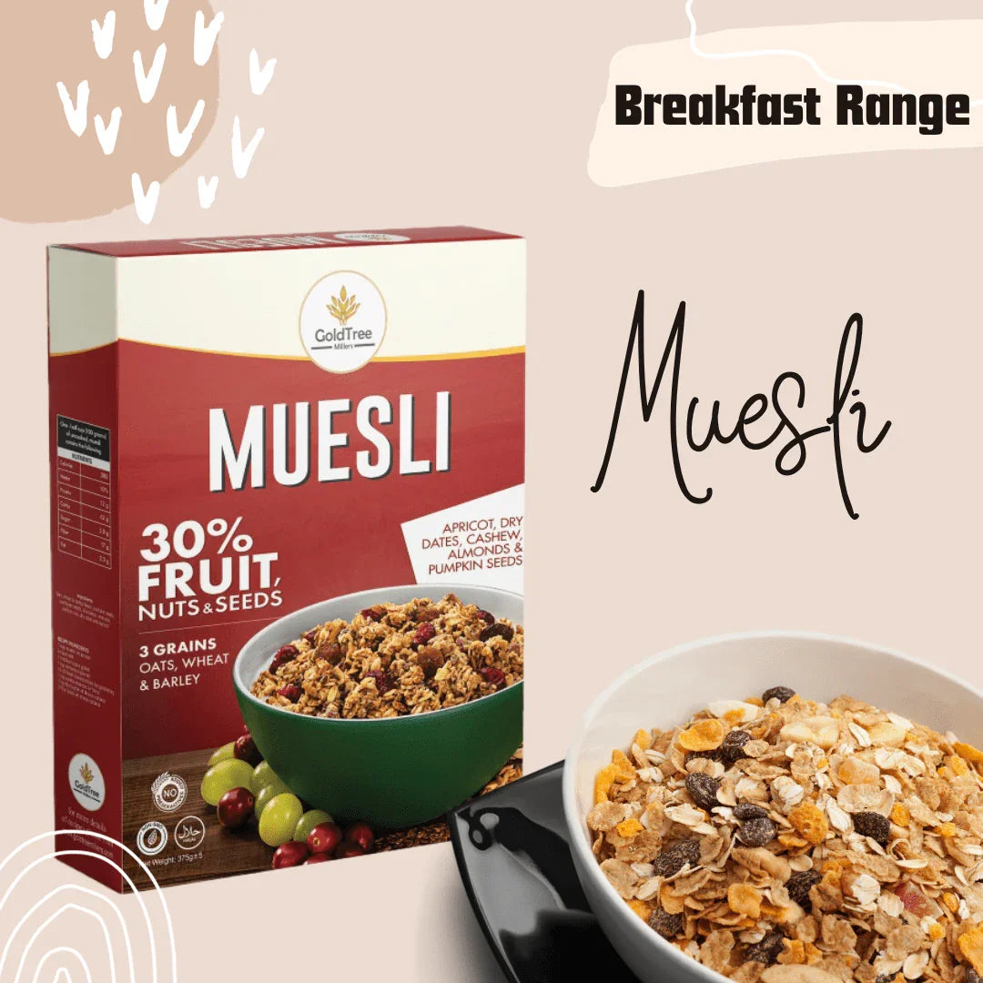 Buy Premium Muesli Online in Pakistan | GoldtreeMillers - Gold Tree Millers