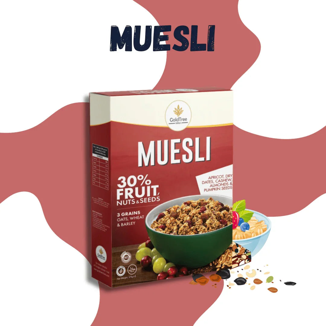 Buy Premium Muesli Online in Pakistan | GoldtreeMillers