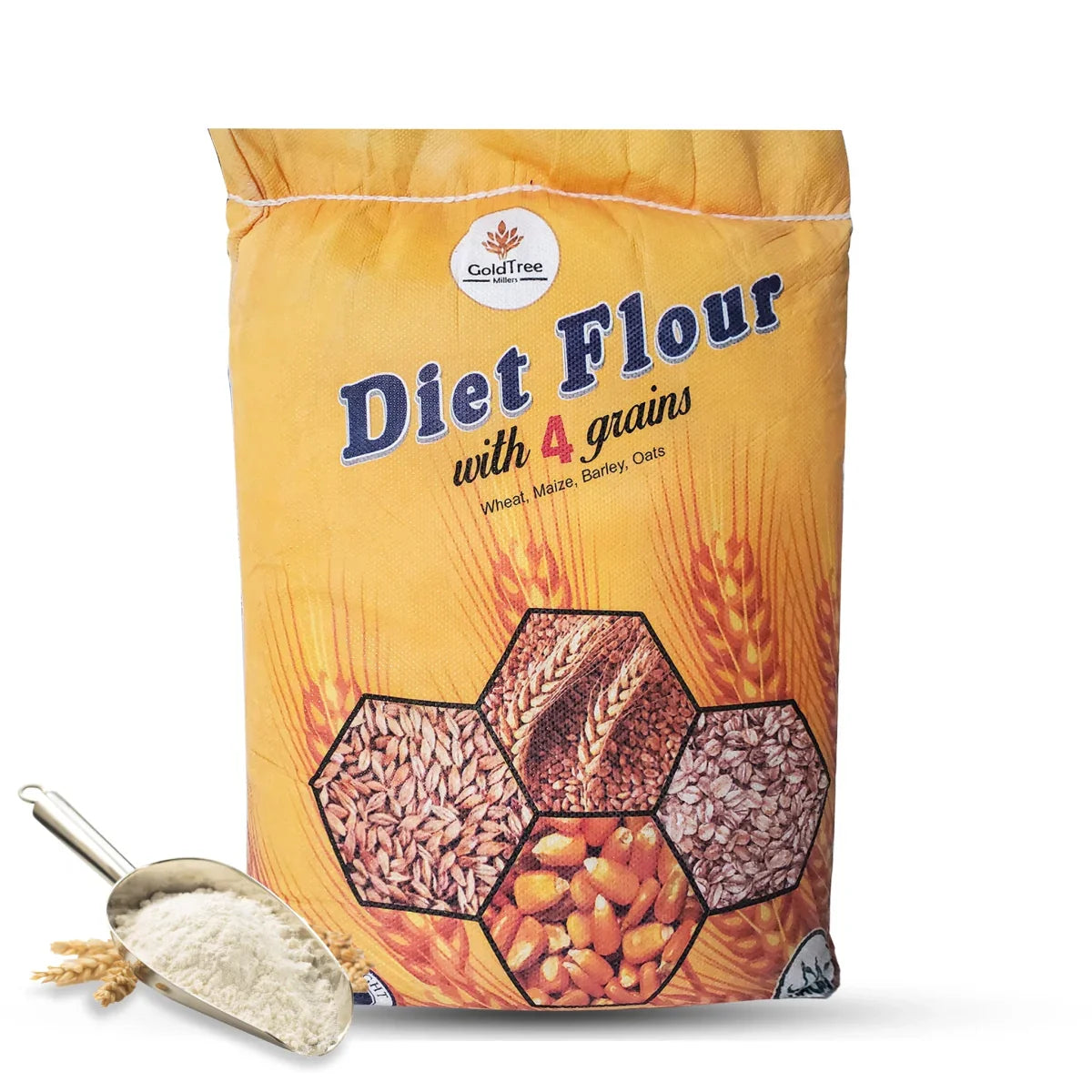 Diet Flour (4 Grains) 5 kg - Gold Tree Millers