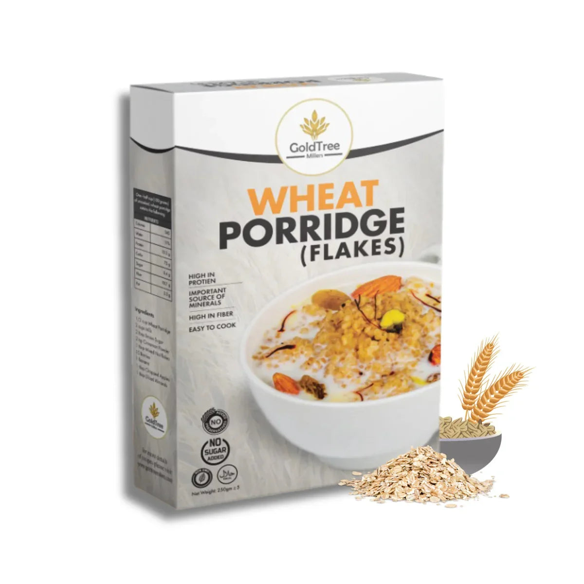 Wheat Flakes 250g - Gold Tree Millers